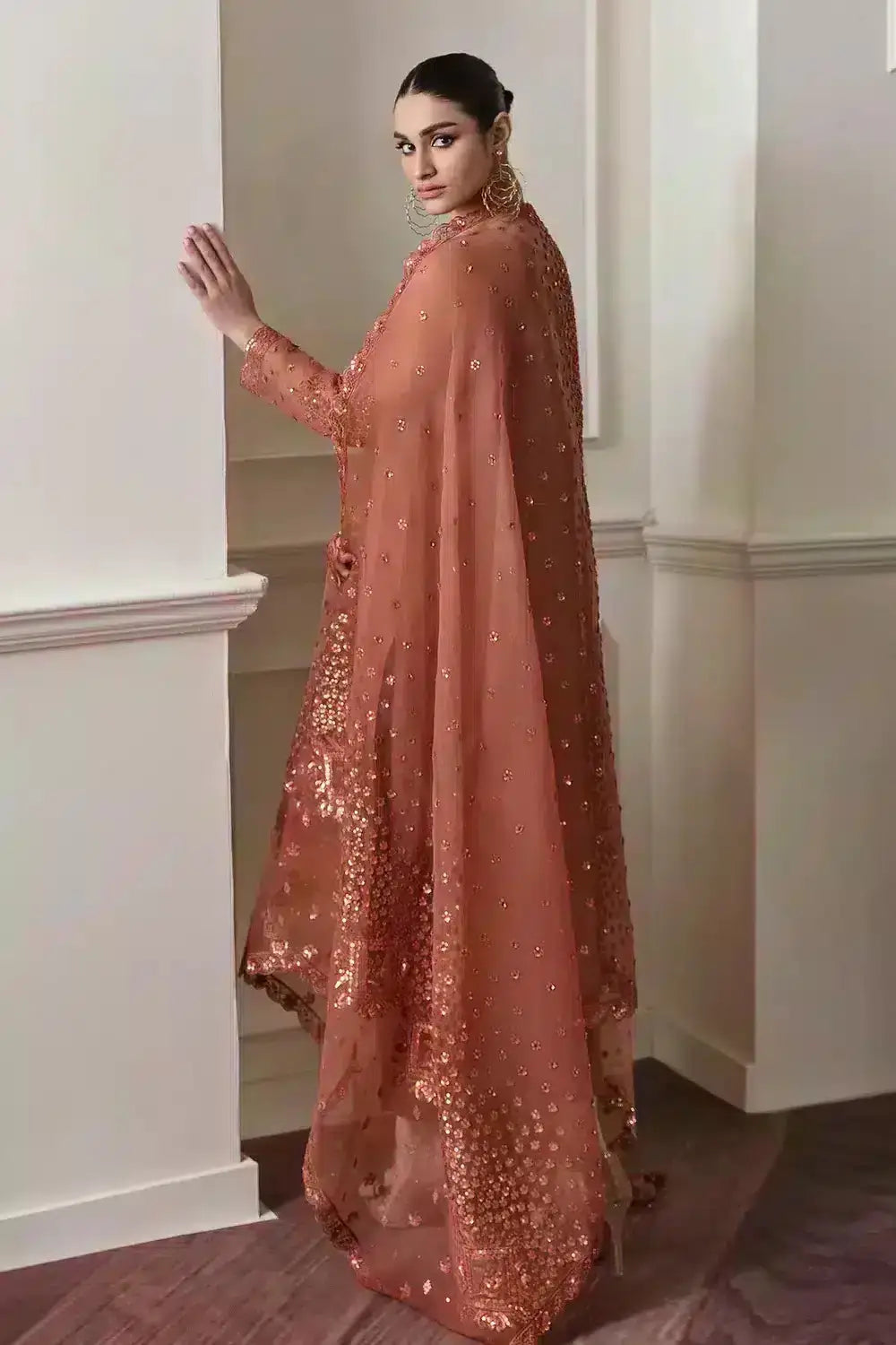 Baroque | Formals Collection | UF-296 - Pakistani Designer Dress - by Baroque | Type: Formal - 100% Original at Saira Sultan