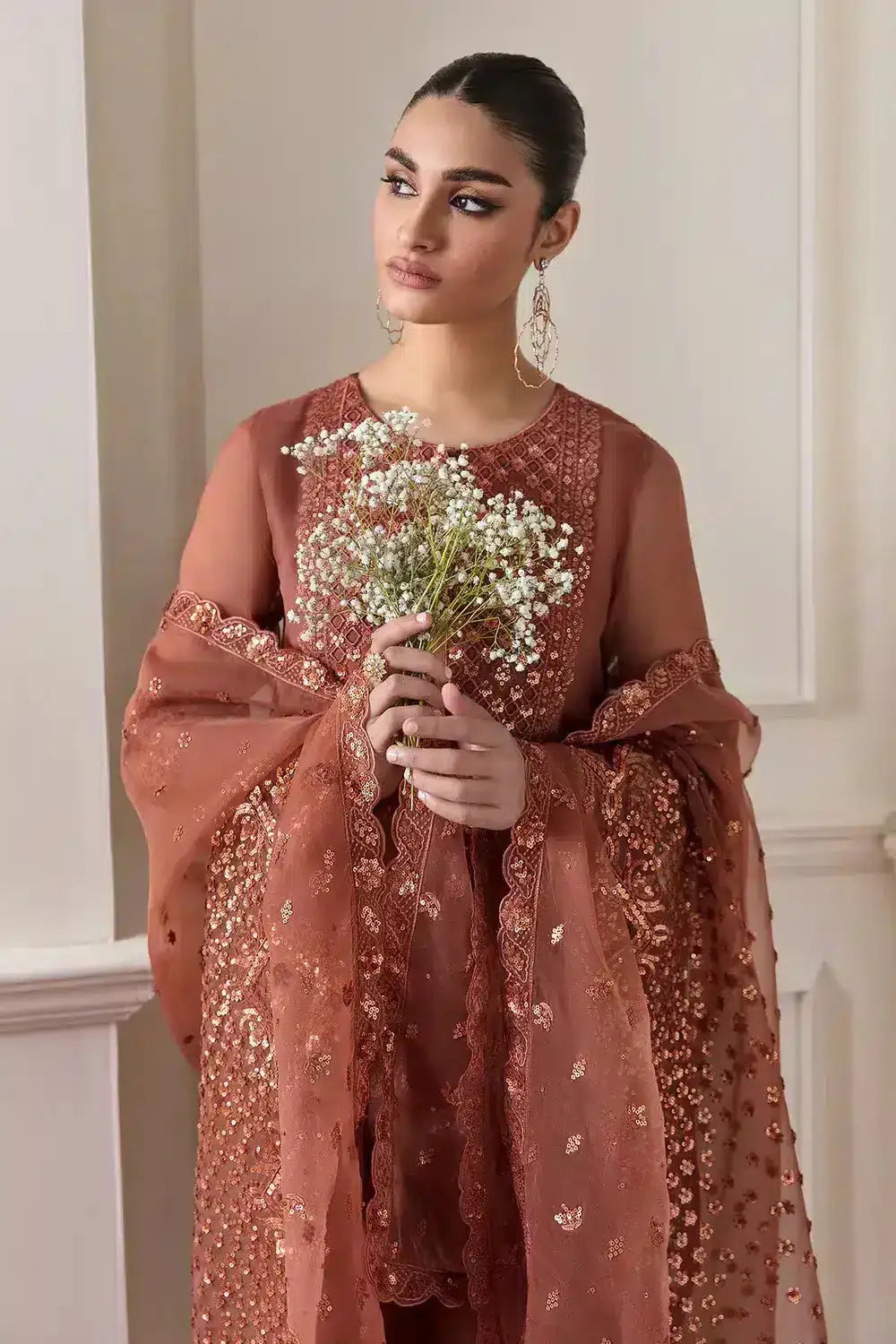 Baroque | Formals Collection | UF-296 - Pakistani Designer Dress - by Baroque | Type: Formal - 100% Original at Saira Sultan
