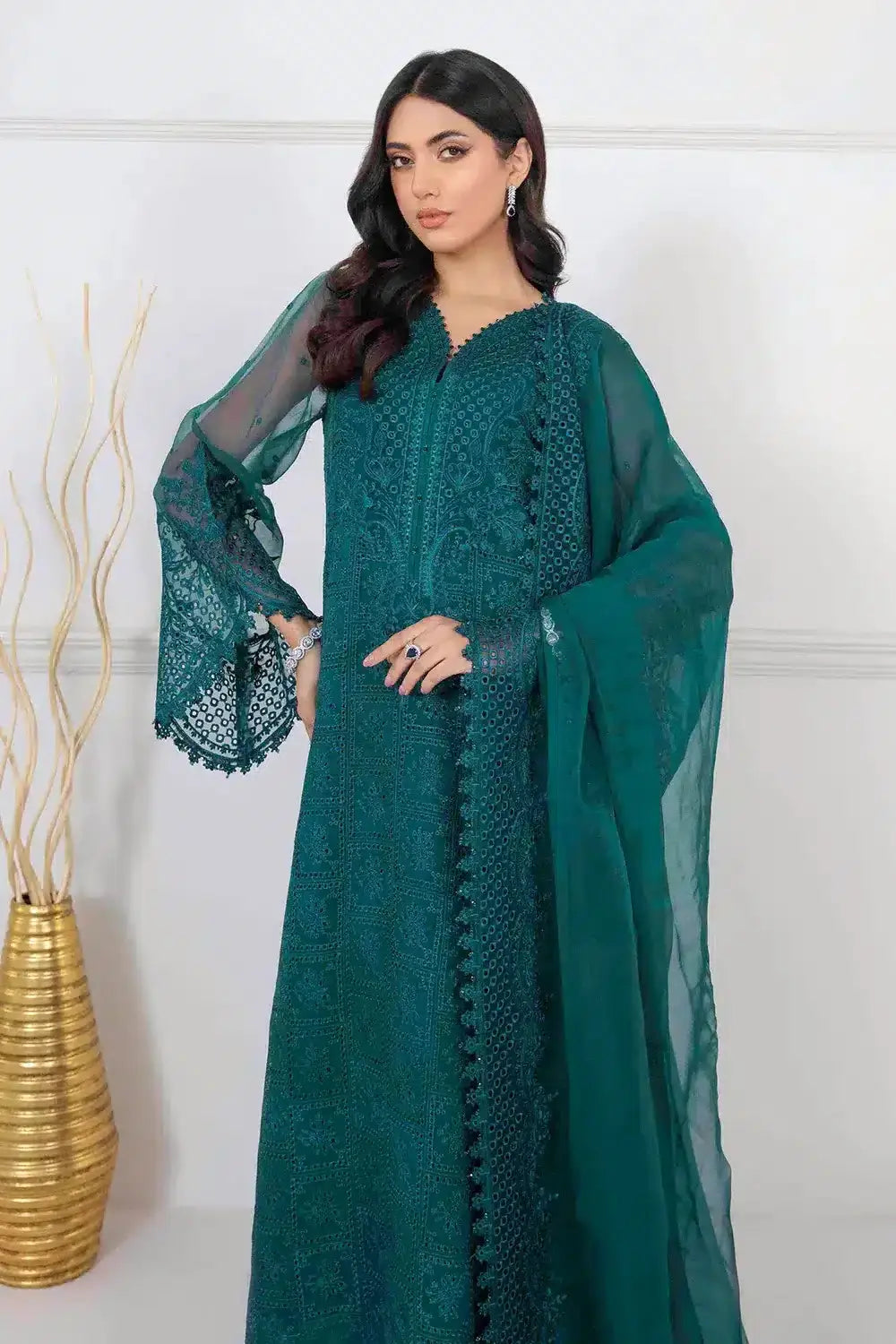 Baroque | Formals Collection | UF-338 - Pakistani Designer Dress - by Baroque | Type: Formal - 100% Original at Saira Sultan