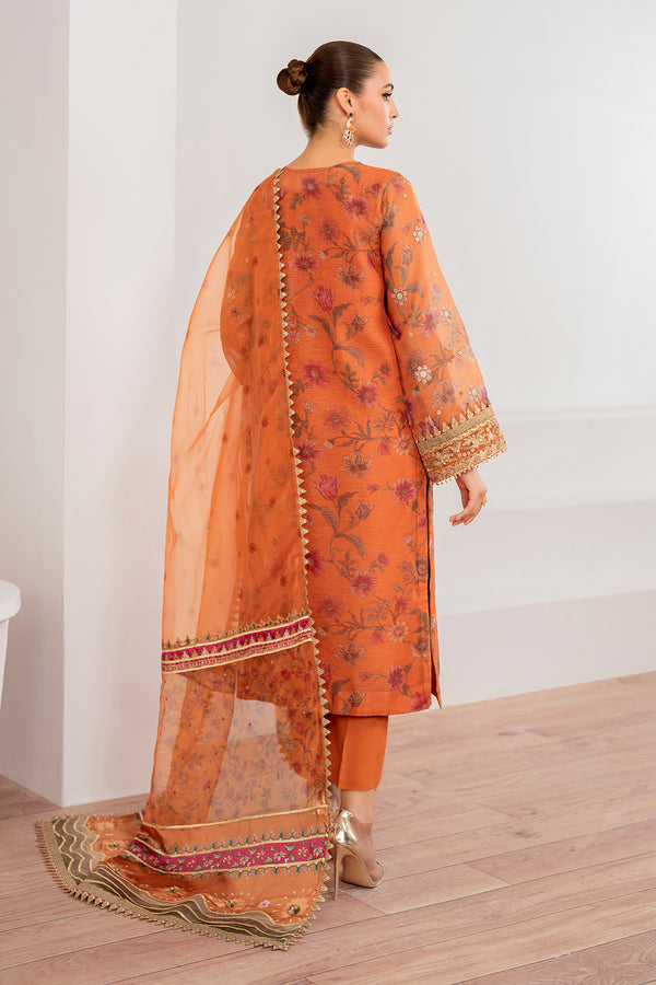 Baroque | Velvet Formals | COTTON NET UF-701 M Rust Cotton Net