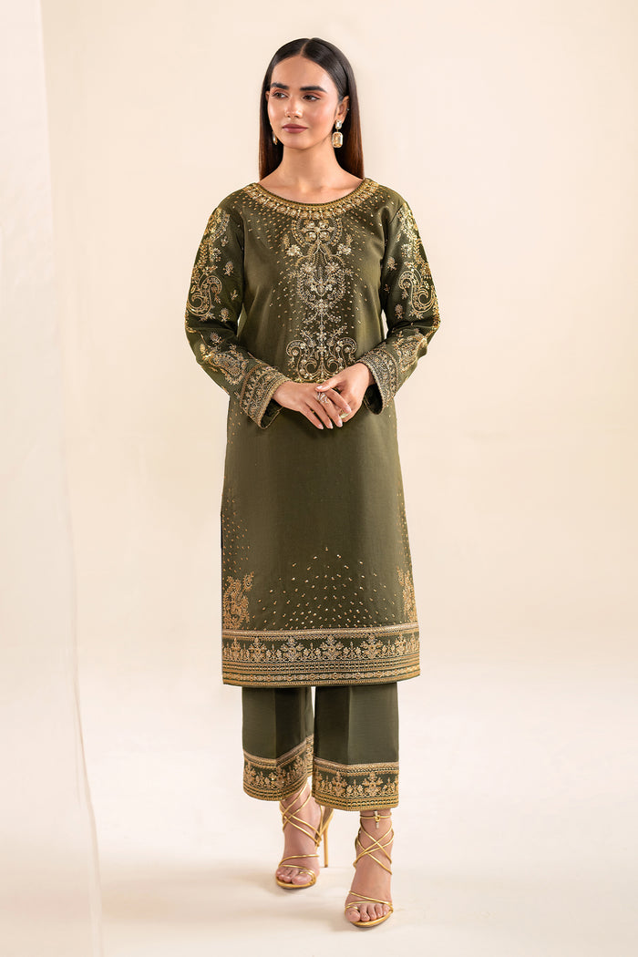 Baroque | Luxury Formals 24 | SILK UF-616 - Pakistani Designer Dress - by Baroque | Type: Ladies Clothes - 100% Original at Saira Sultan