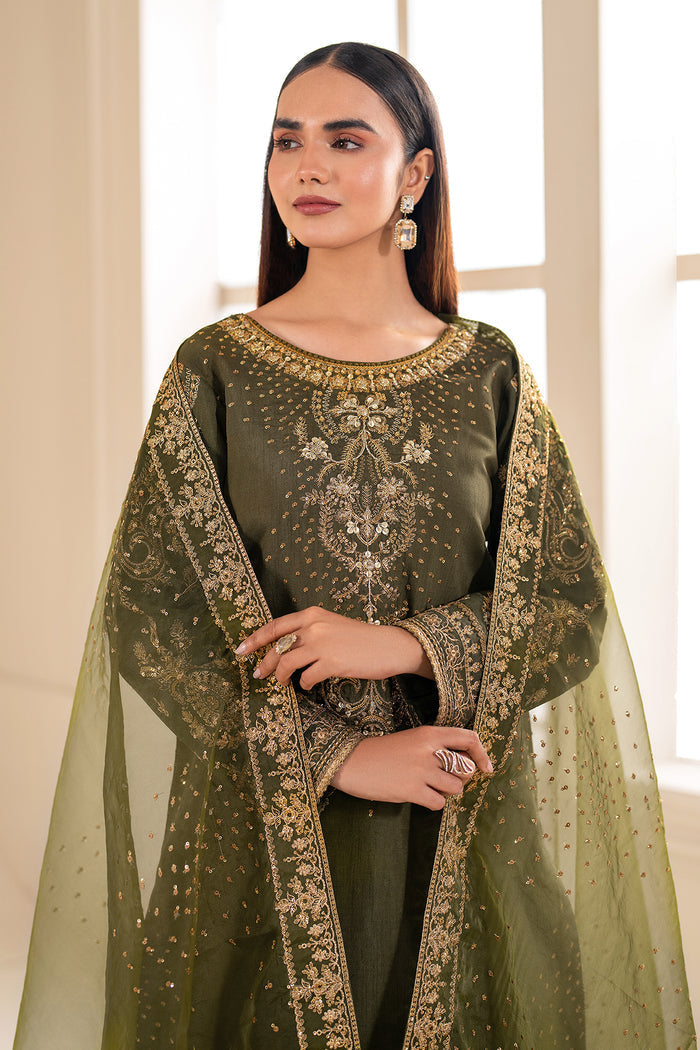 Baroque | Luxury Formals 24 | SILK UF-616 - Pakistani Designer Dress - by Baroque | Type: Ladies Clothes - 100% Original at Saira Sultan