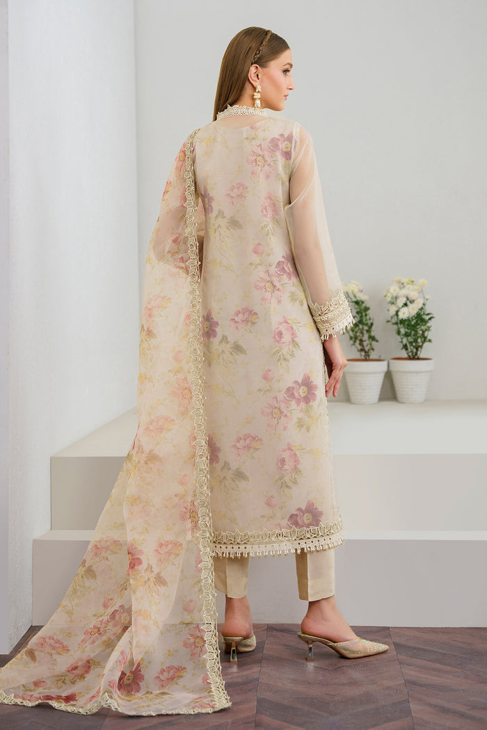 Baroque | Velvet Formals | ORGANZA UF-523 S Beige Organza