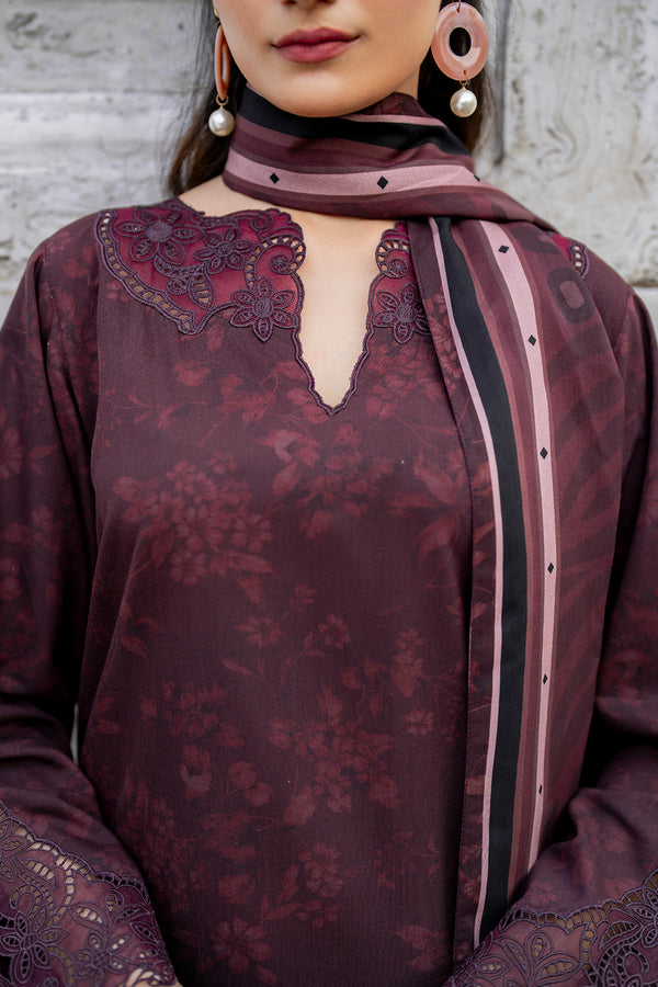Baroque | Luxury Pret 24 | VISCOSE UF-721 - Pakistani Designer Dress - by Baroque | Type: Ladies Clothes - 100% Original at Saira Sultan