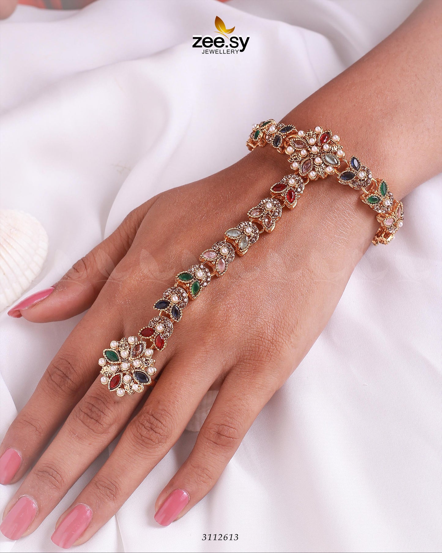 Bellflower Bracelet Golden Multi