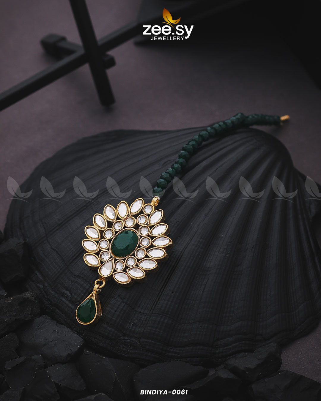 Bindiya-0061 Emerald Green
