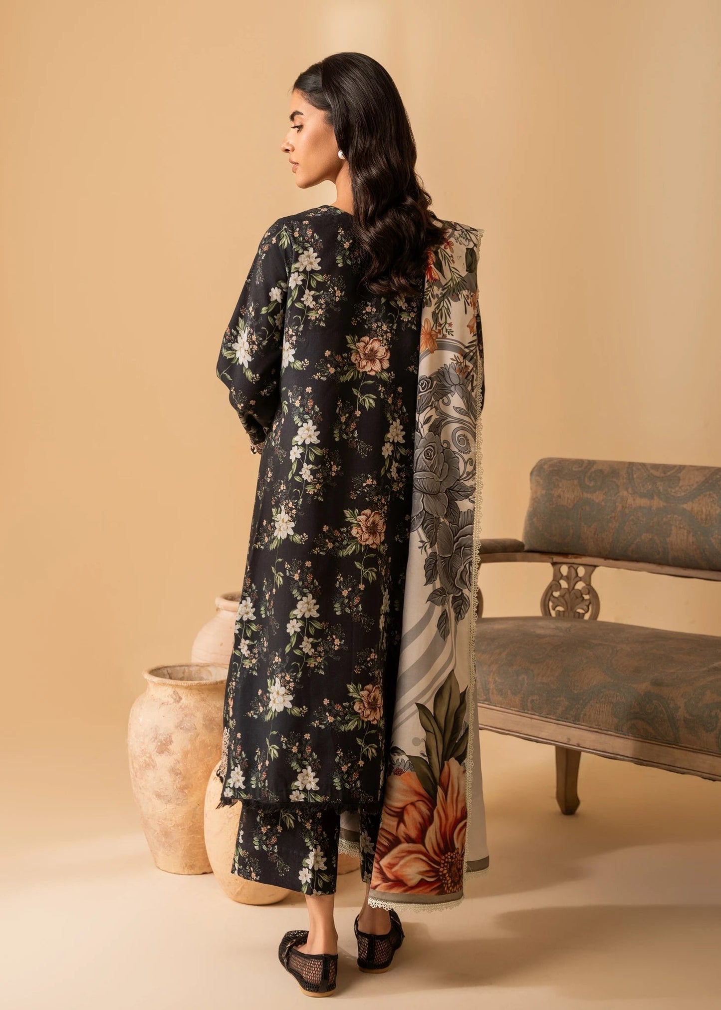 Nureh | Shades of Winter | ELARA (AZ-01) - Pakistani Designer Dress - by Nureh | Type: Ladies Clothes - 100% Original at Saira Sultan