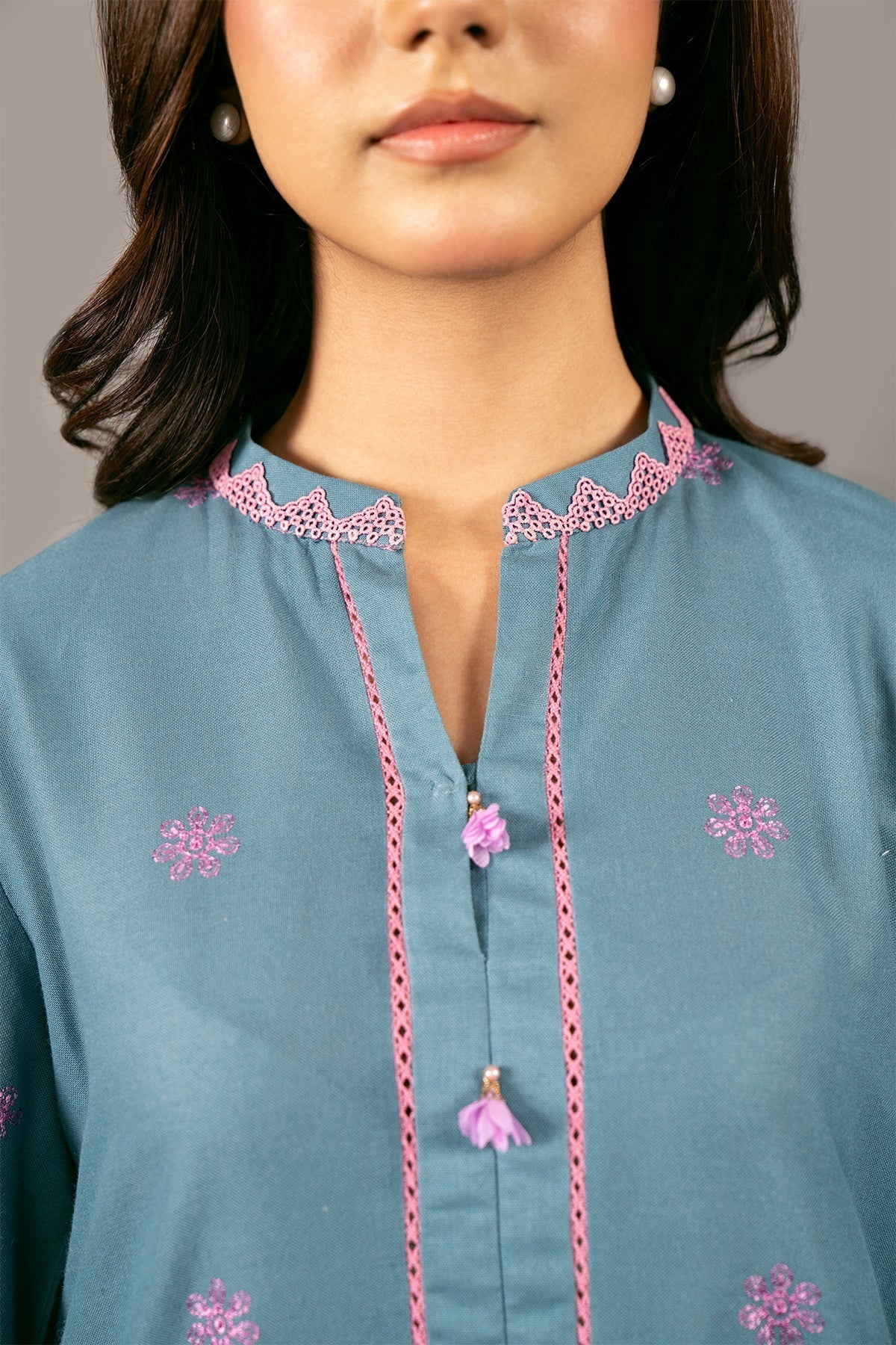 Kayseria | Winter Khaddar 24 | C6039-2 M Sky Blue Khaddar