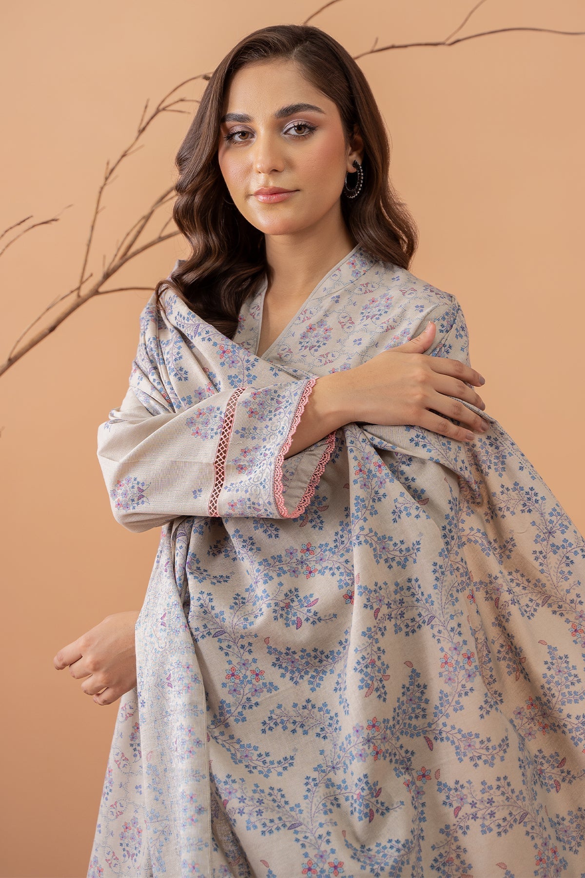 Kayseria | Winter Khaddar 24 | C6051-2 L Off White Khaddar