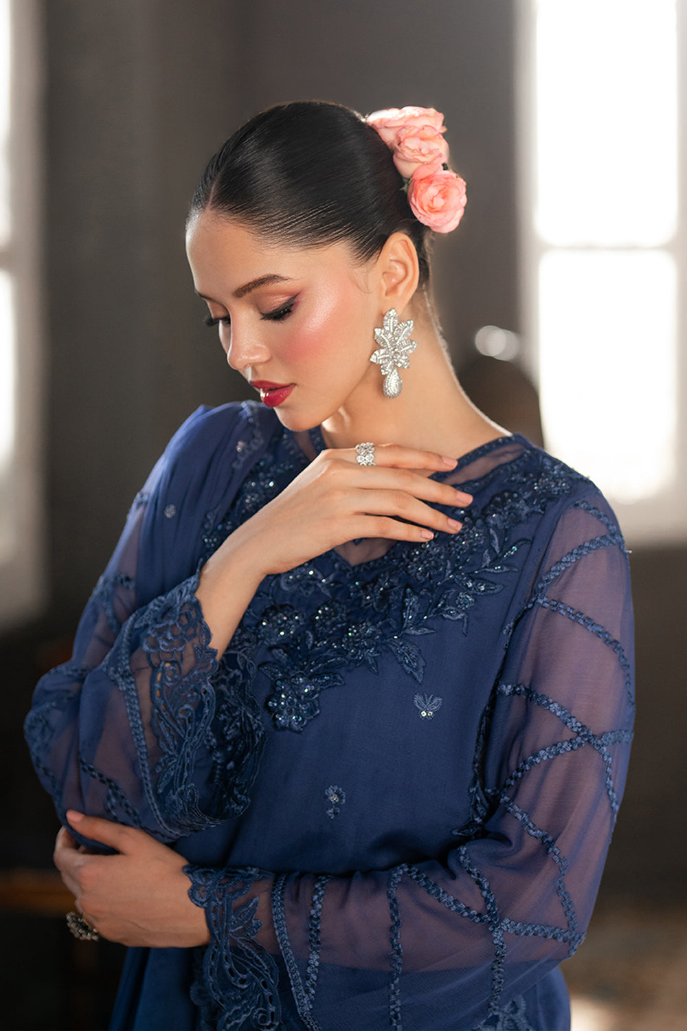 Azure | Ensembles | Cobalt Haze - Pakistani Designer Dress - by Azure - Type : Ladies Clothes - 100% Original at Saira Sultan