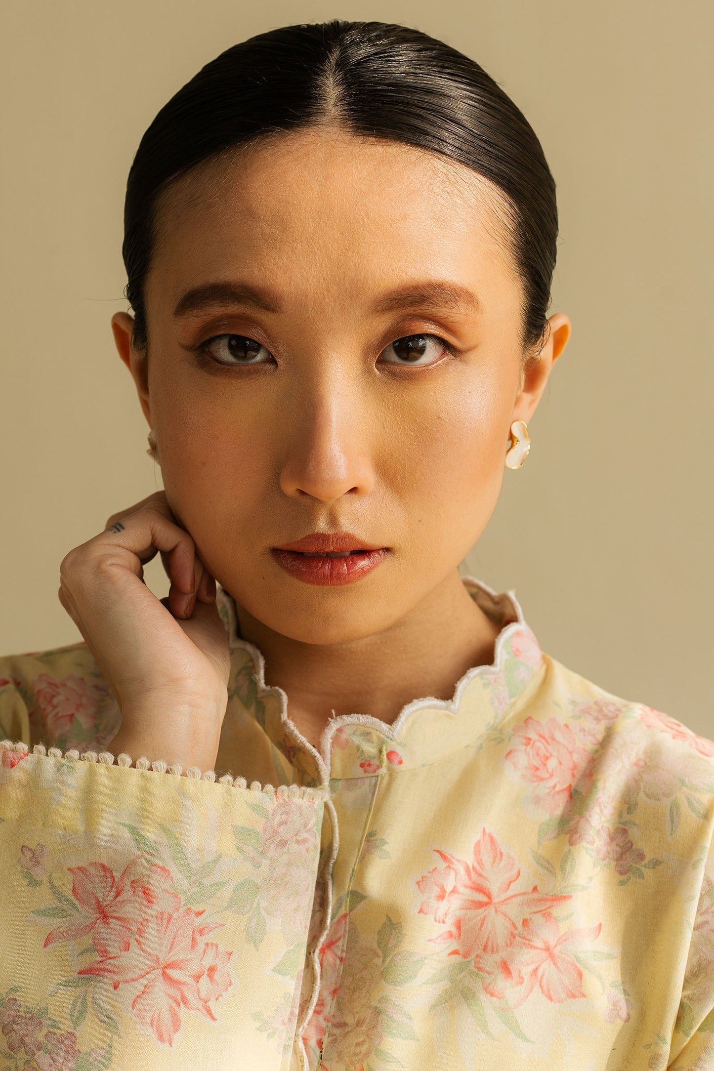 Zara Shahjahan | Love Coco 2025 | CR25B0222 M Pale Yellow Cambric