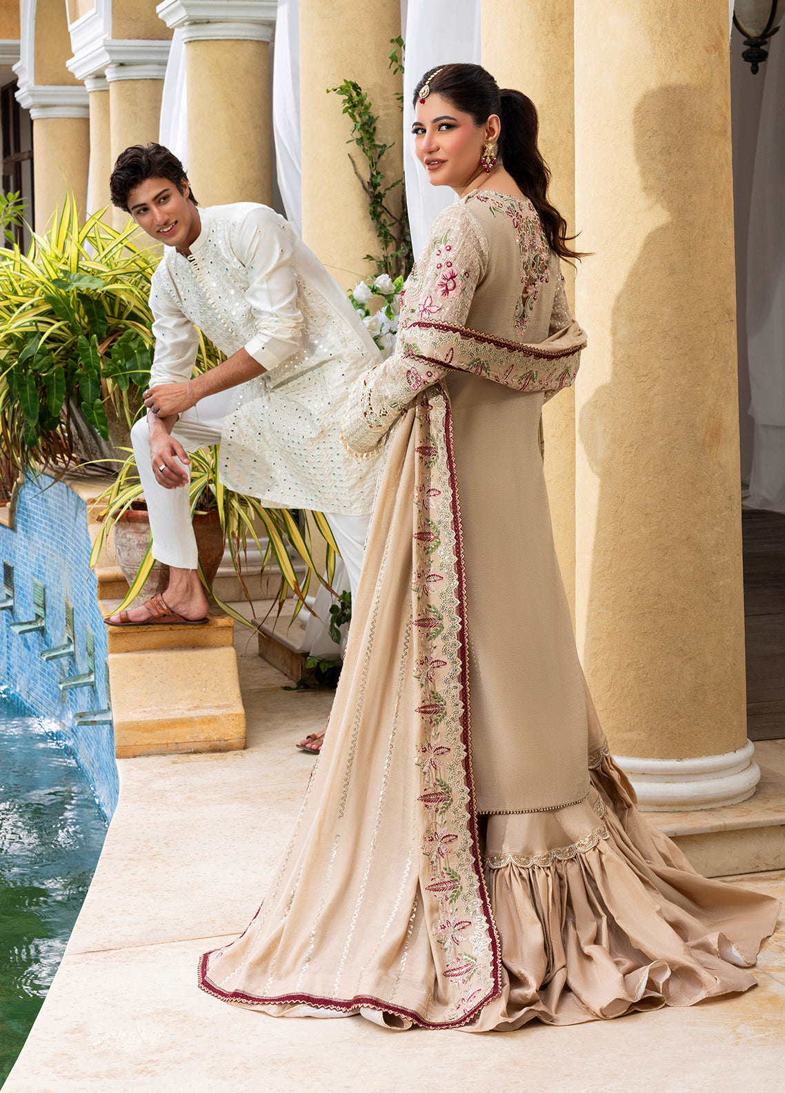 Sahane | Haye Dil Wedding Formals | CT 29004 Veil of Romance - Pakistani Designer Dress - by Sahane - Type : Ladies Clothes - 100% Original at Saira Sultan