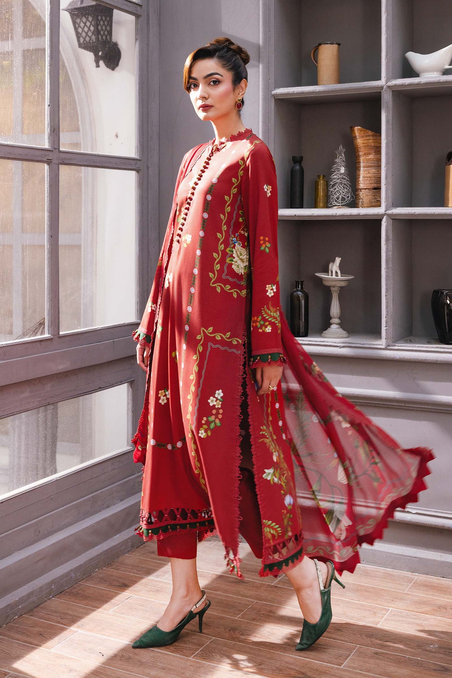 Maria B | Winter Basics 25 | MB-CUS25-1105A by Maria B - Designer Dress - Type : Ladies Clothes - Available at Saira Sultan - 100% Original