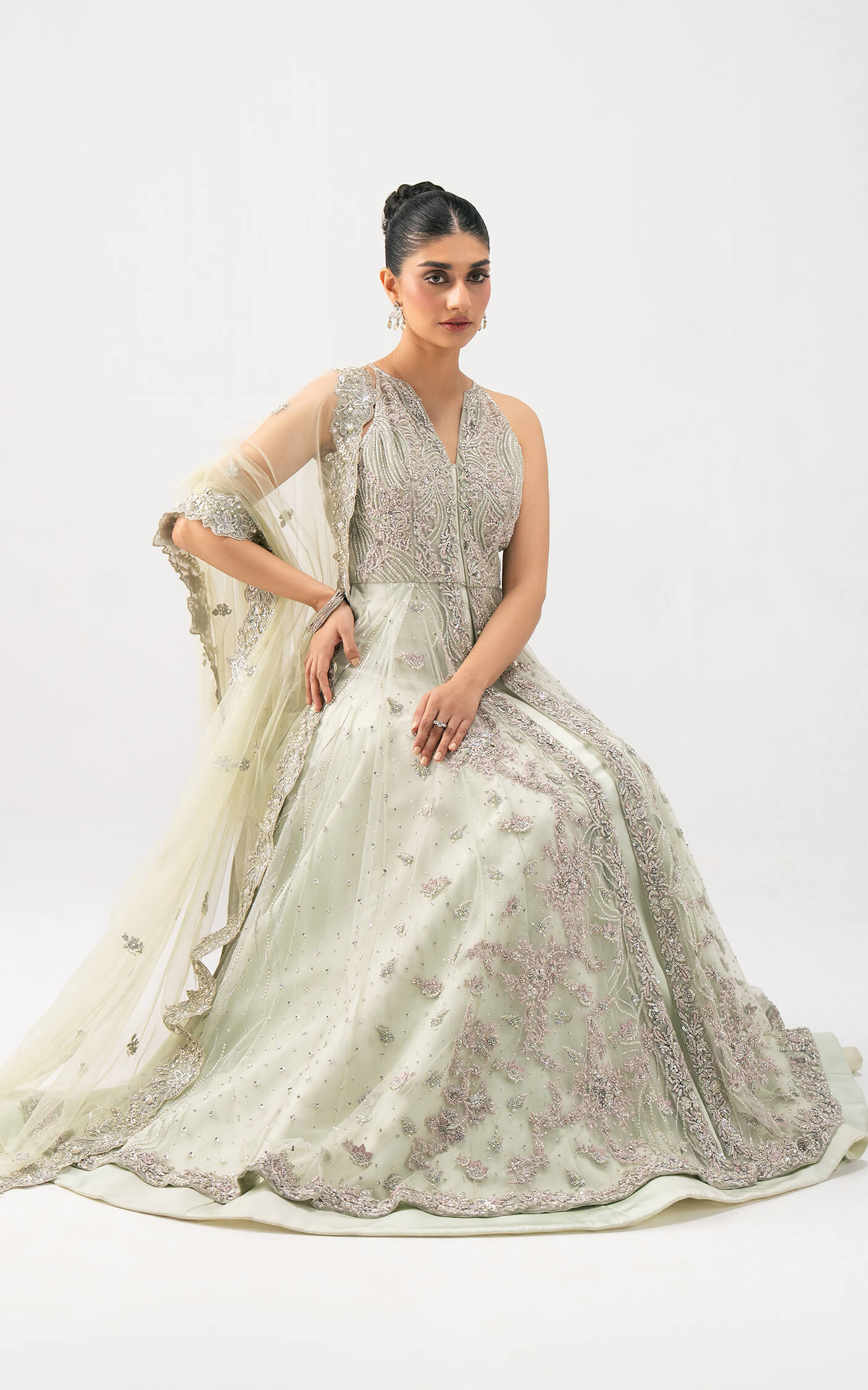 Asifa and Nabeel | Lyle Luxury Formals 25 | Celestial Aura - Pakistani Designer Dress - by Asifa and Nabeel - Type : Ladies Clothes - 100% Original at Saira Sultan