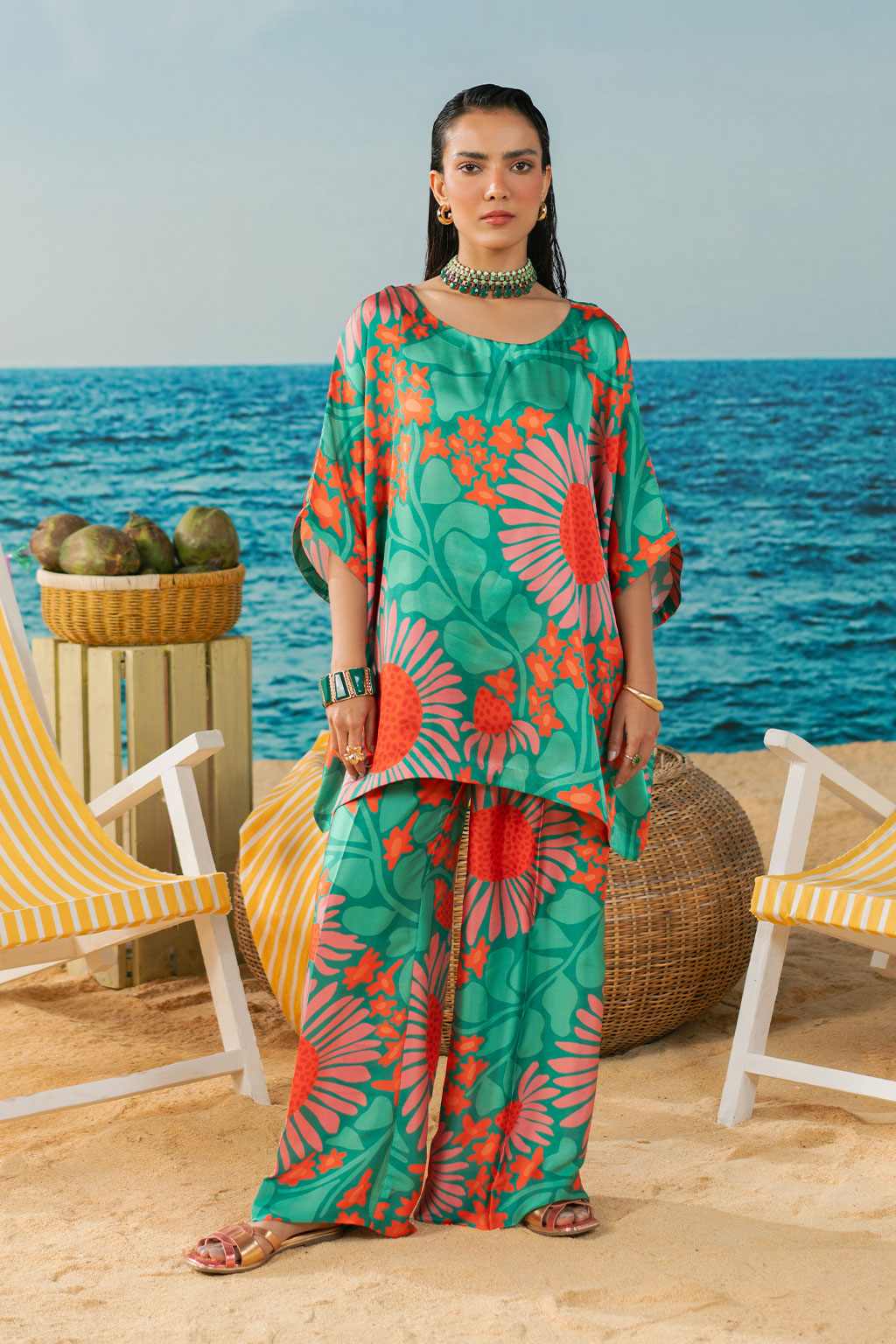 Afsanah | The Print Edit | AP-216 - Pakistani Designer Dress - by Afsanah - Type : Ladies Clothes - 100% Original at Saira Sultan
