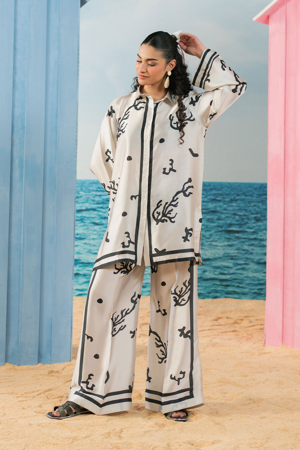 Afsanah | The Print Edit | AP-209 - Pakistani Designer Dress - by Afsanah - Type : Ladies Clothes - 100% Original at Saira Sultan