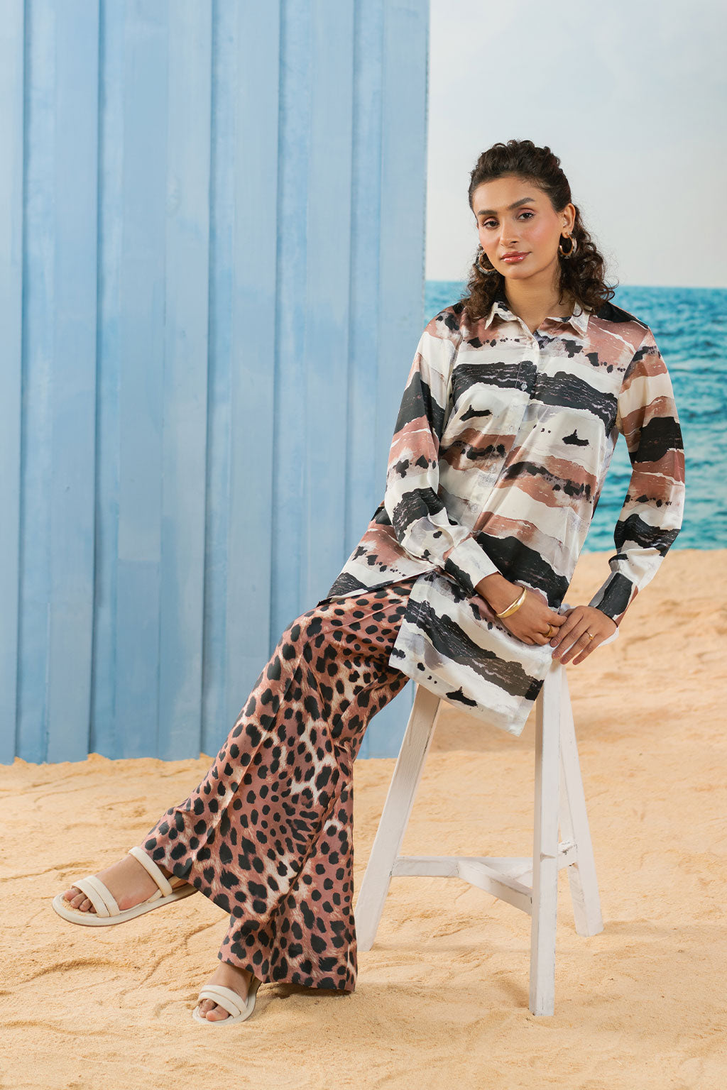 Afsanah | The Print Edit | AP-211 - Pakistani Designer Dress - by Afsanah - Type : Ladies Clothes - 100% Original at Saira Sultan