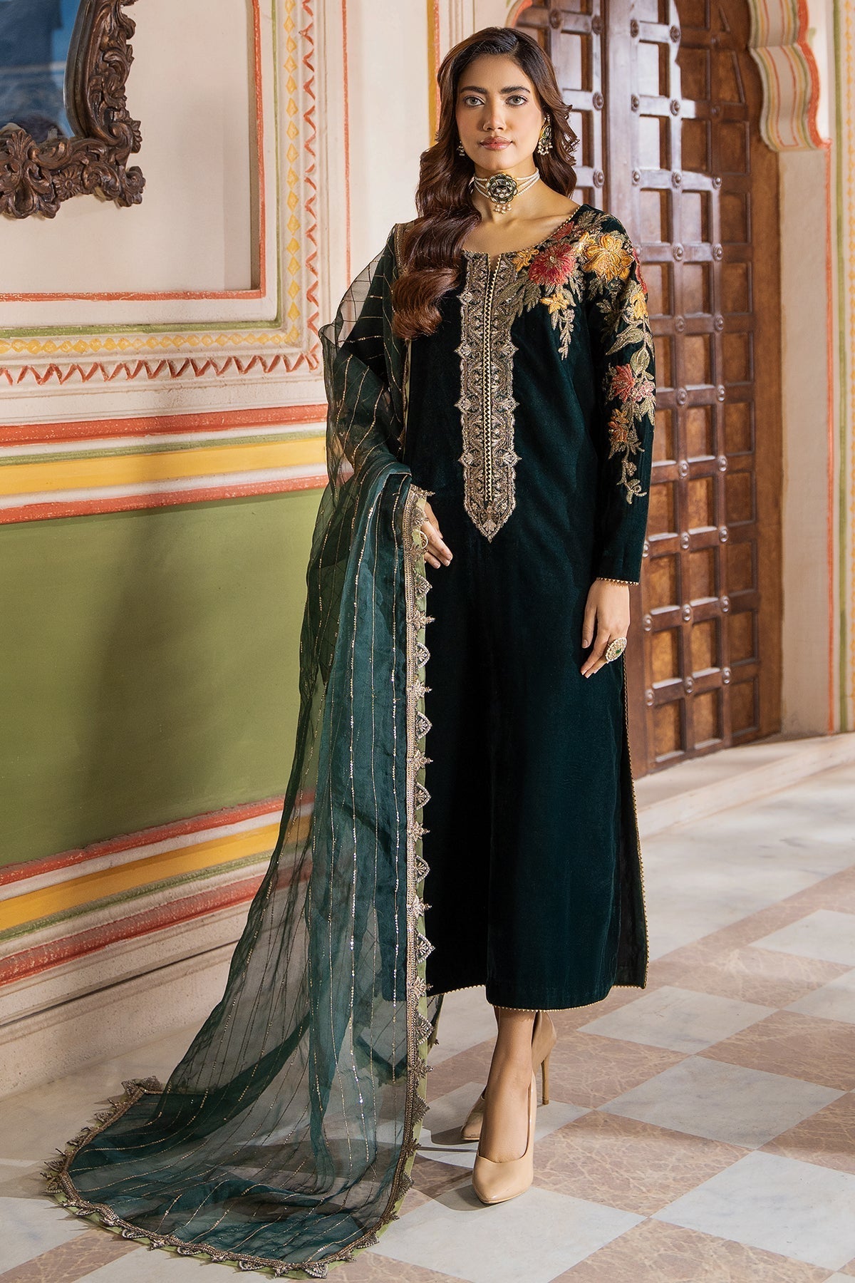 Charizma | Signora Velvet | CVT4-20 XS Bottle Green Velvet