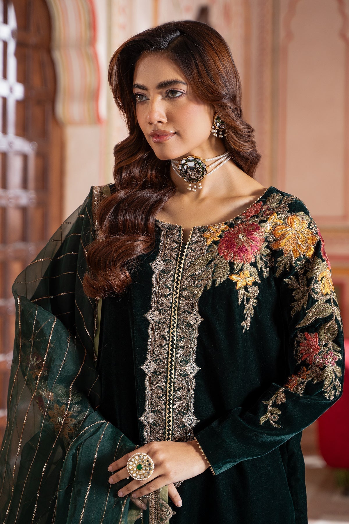 Charizma | Signora Velvet | CVT4-20 XL Bottle Green Velvet