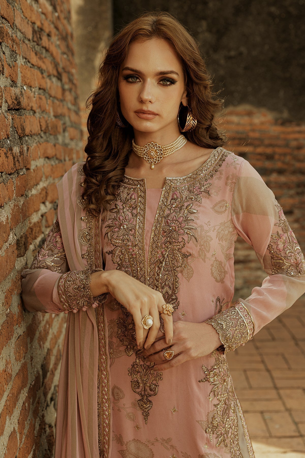 Charizma | Vasal Collection 25 | VSL25-01 M Blush Pink Chiffon
