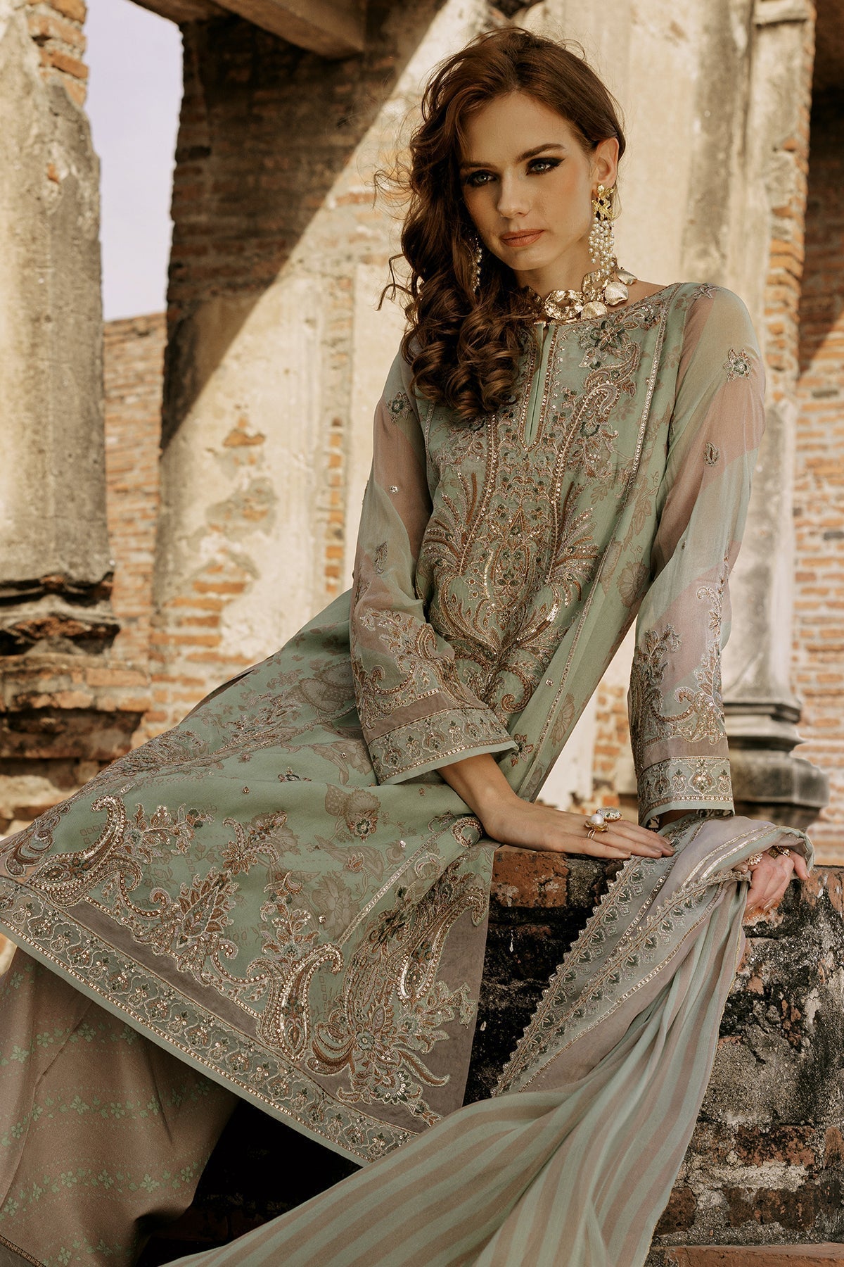 Charizma | Vasal Collection 25 | VSL25-03 XL Pastel Mint Chiffon