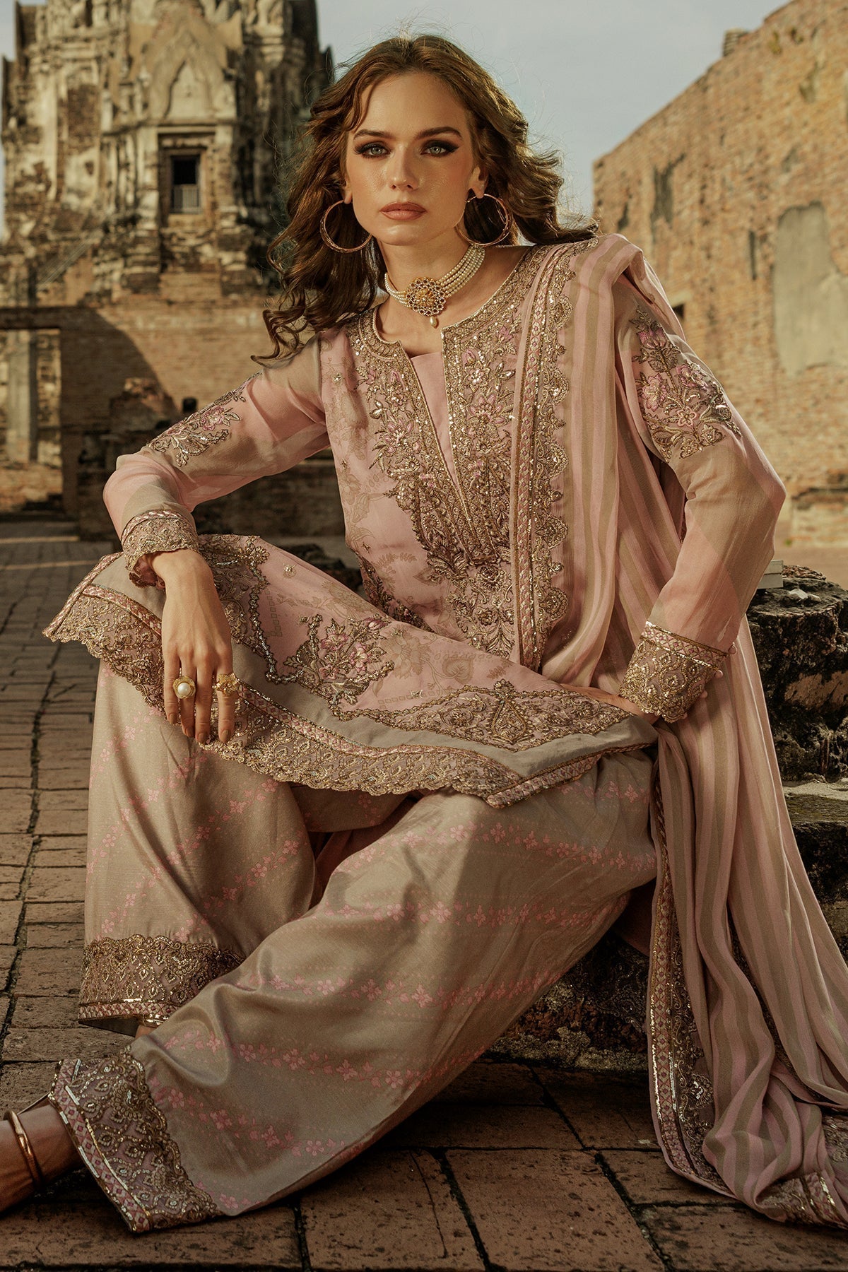 Charizma | Vasal Collection 25 | VSL25-01 XL Blush Pink Chiffon