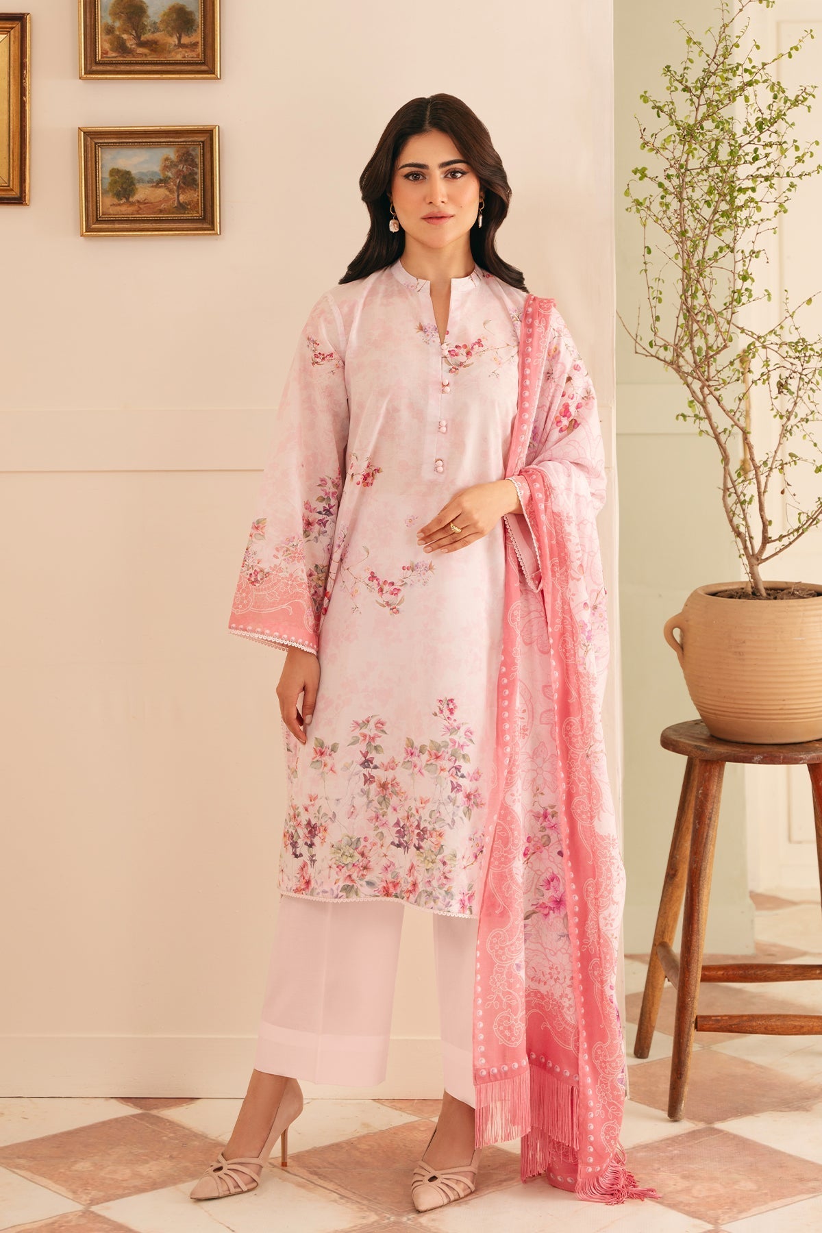 Sahar | Selene 25 | Sakura Dream XS Pink Lawn