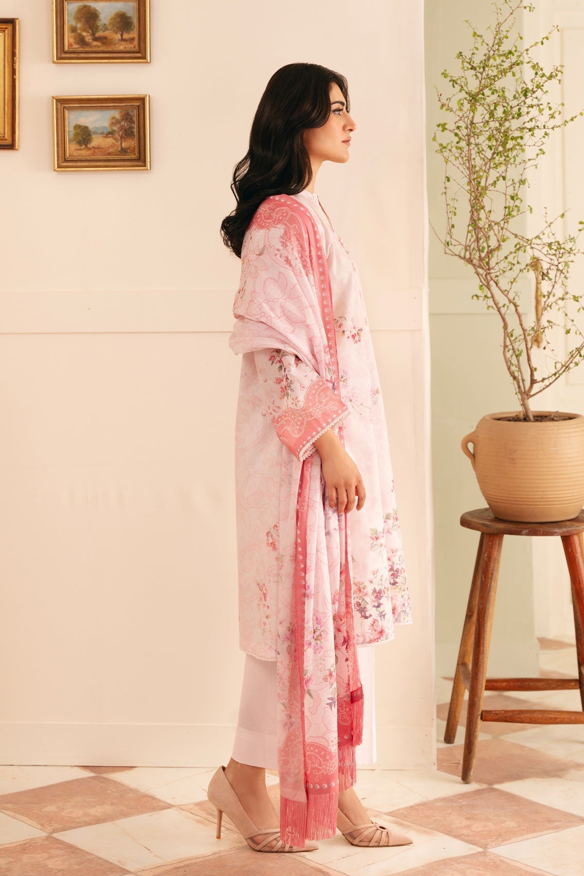 Sahar | Selene 25 | Sakura Dream XL Pink Lawn