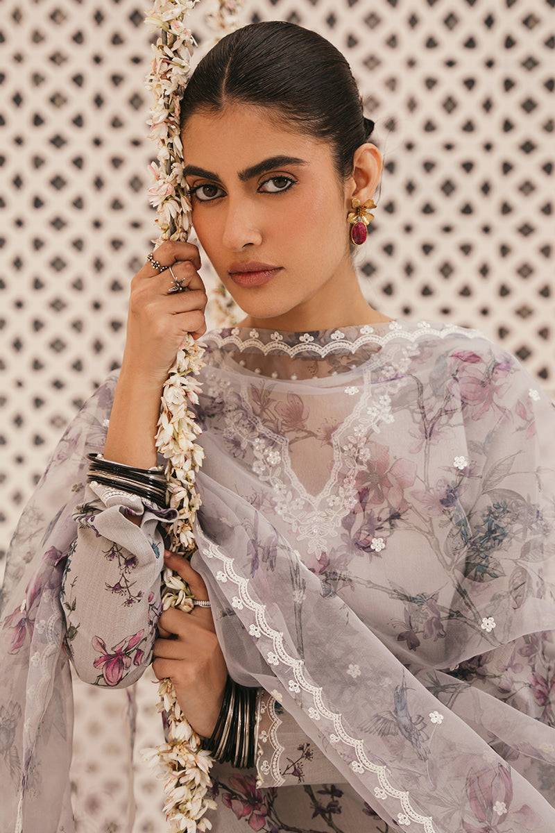 Cross Stitch | Eid Collection | PERIWINKLE PEARL - Pakistani Designer Dress - by Cross Stitch | Type: Luxury - 100% Original at Saira Sultan