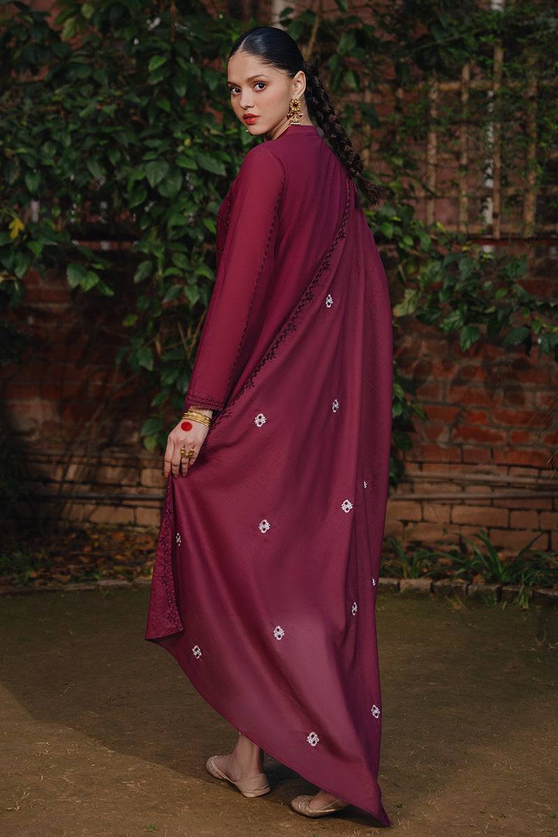 Cross Stitch | Eid Collection | RED WOOD - Pakistani Designer Dress - by Cross Stitch | Type: Luxury - 100% Original at Saira Sultan
