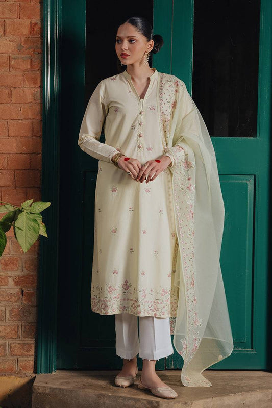 Cross Stitch | Eid Collection | FLORA HEAVEN - Pakistani Designer Dress - by Cross Stitch | Type: Luxury - 100% Original at Saira Sultan