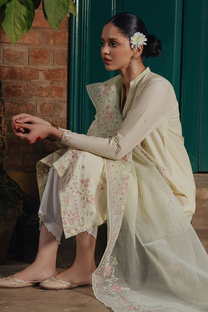Cross Stitch | Eid Collection | FLORA HEAVEN - Pakistani Designer Dress - by Cross Stitch | Type: Luxury - 100% Original at Saira Sultan