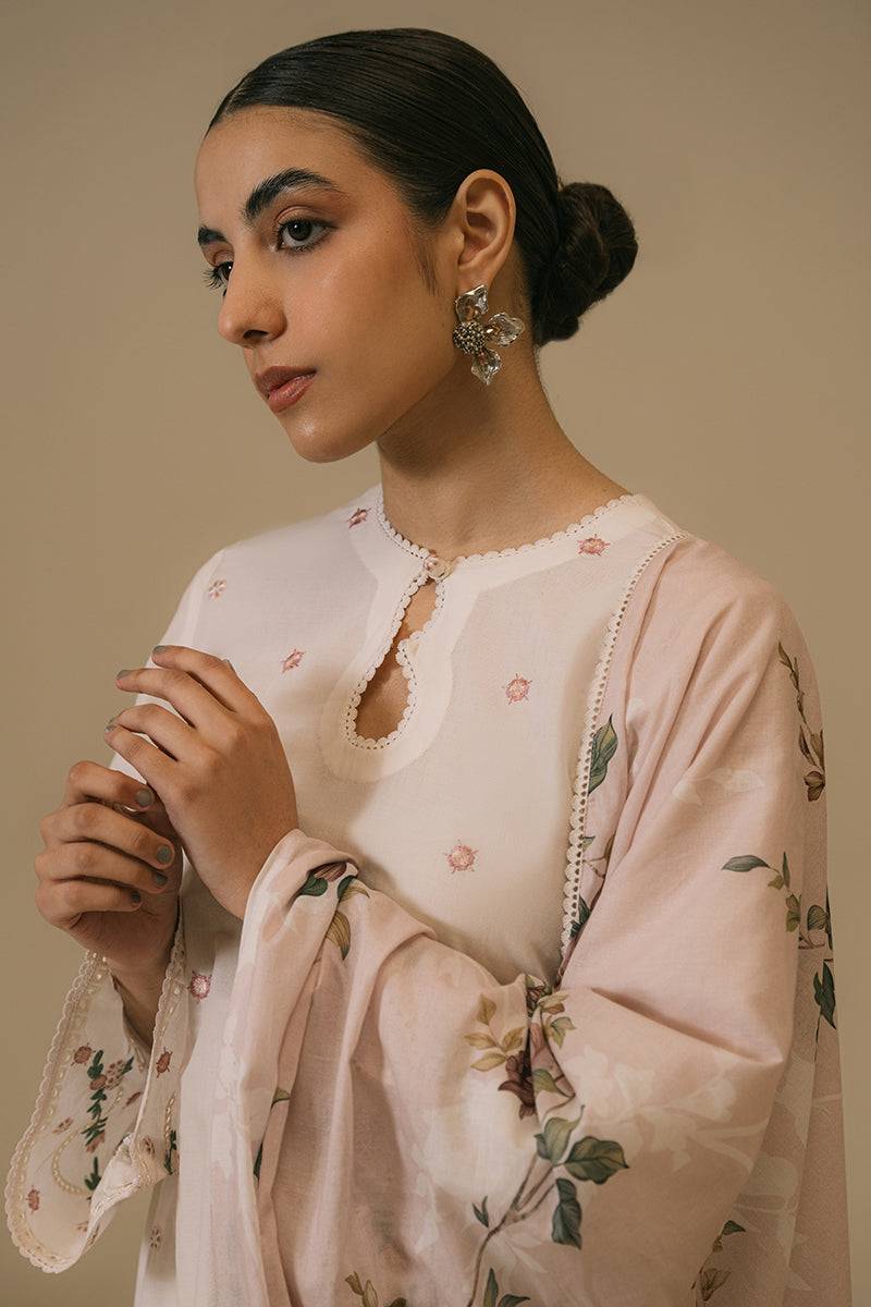 Cross Stitch | Eid Collection | TENDER BLUSH - Pakistani Designer Dress - by Cross Stitch | Type: Luxury - 100% Original at Saira Sultan