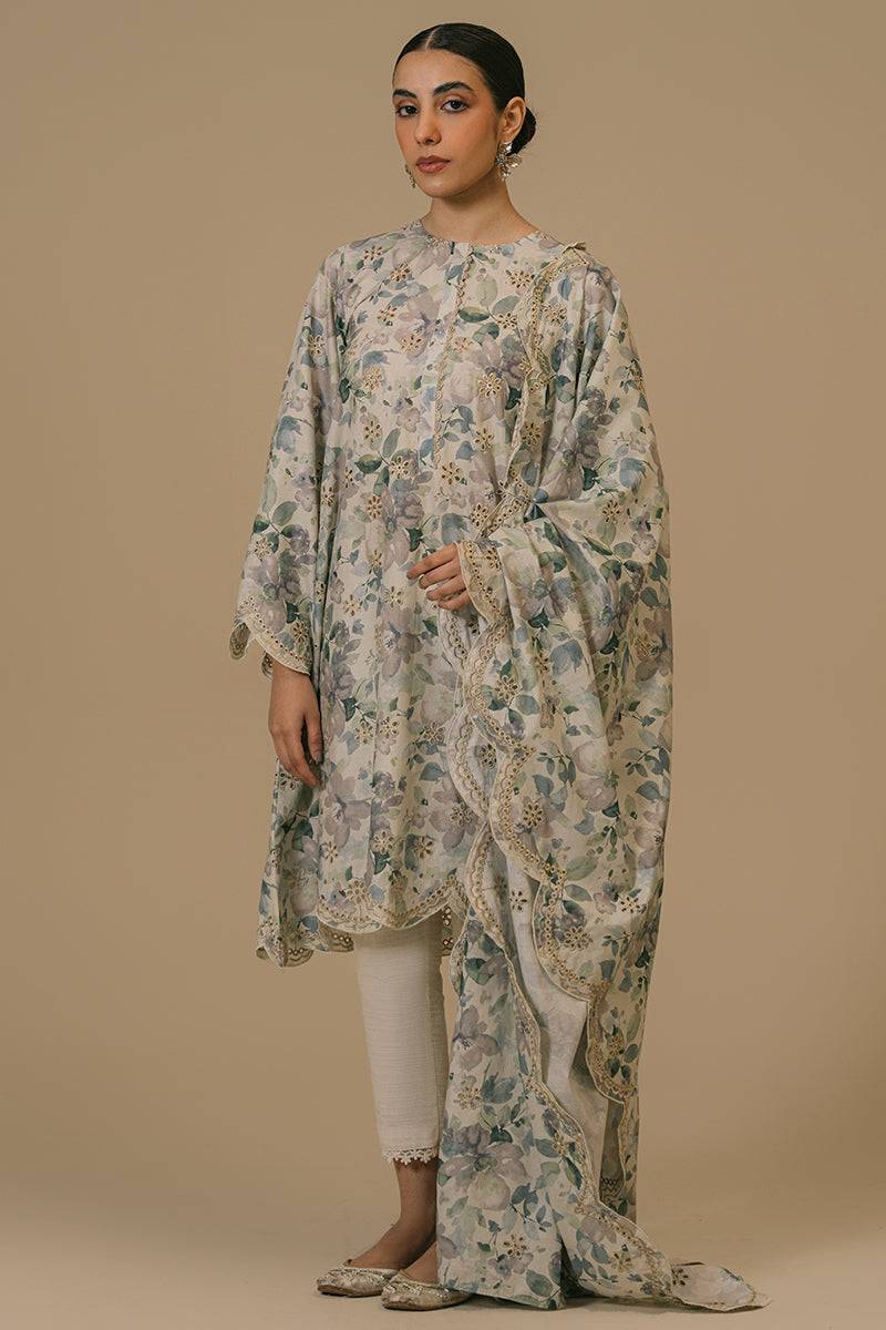 Cross Stitch | Eid Collection | TROPICAL VIOLET - Pakistani Designer Dress - by Cross Stitch | Type: Luxury - 100% Original at Saira Sultan