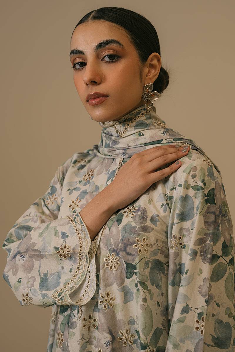 Cross Stitch | Eid Collection | TROPICAL VIOLET - Pakistani Designer Dress - by Cross Stitch | Type: Luxury - 100% Original at Saira Sultan