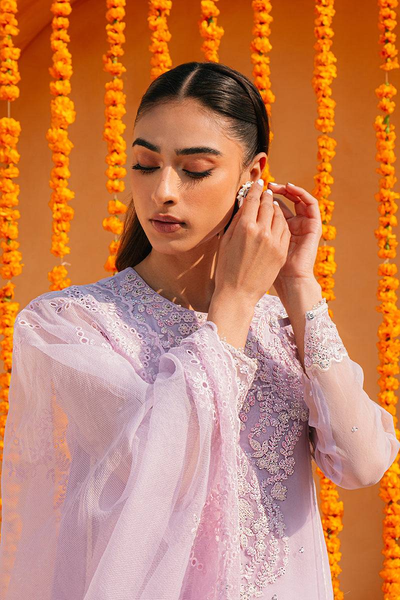 Cross Stitch | Eid Collection | LILAC WHISPER - Pakistani Designer Dress - by Cross Stitch | Type: Luxury - 100% Original at Saira Sultan