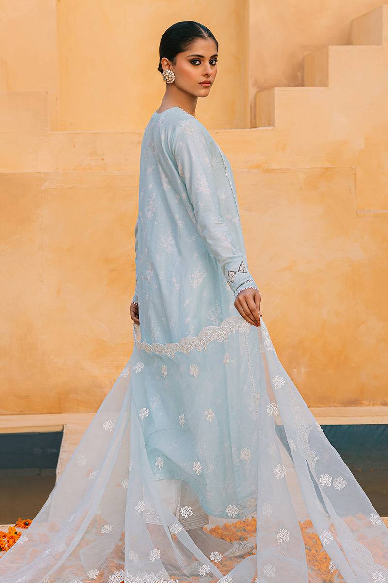Cross Stitch | Eid Collection | SAFFRON SEA - Pakistani Designer Dress - by Cross Stitch | Type: Luxury - 100% Original at Saira Sultan