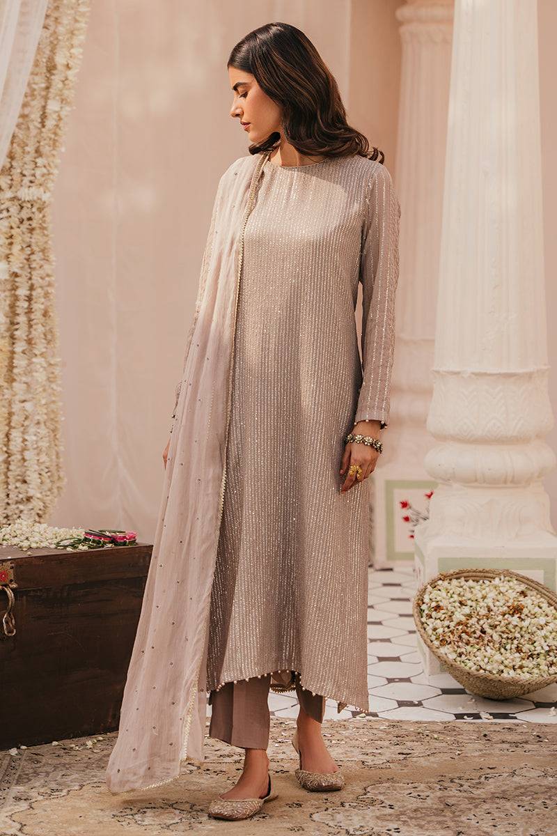 Cross Stitch | Eid Collection | CLOUD BRUST - Pakistani Designer Dress - by Cross Stitch | Type: Luxury - 100% Original at Saira Sultan