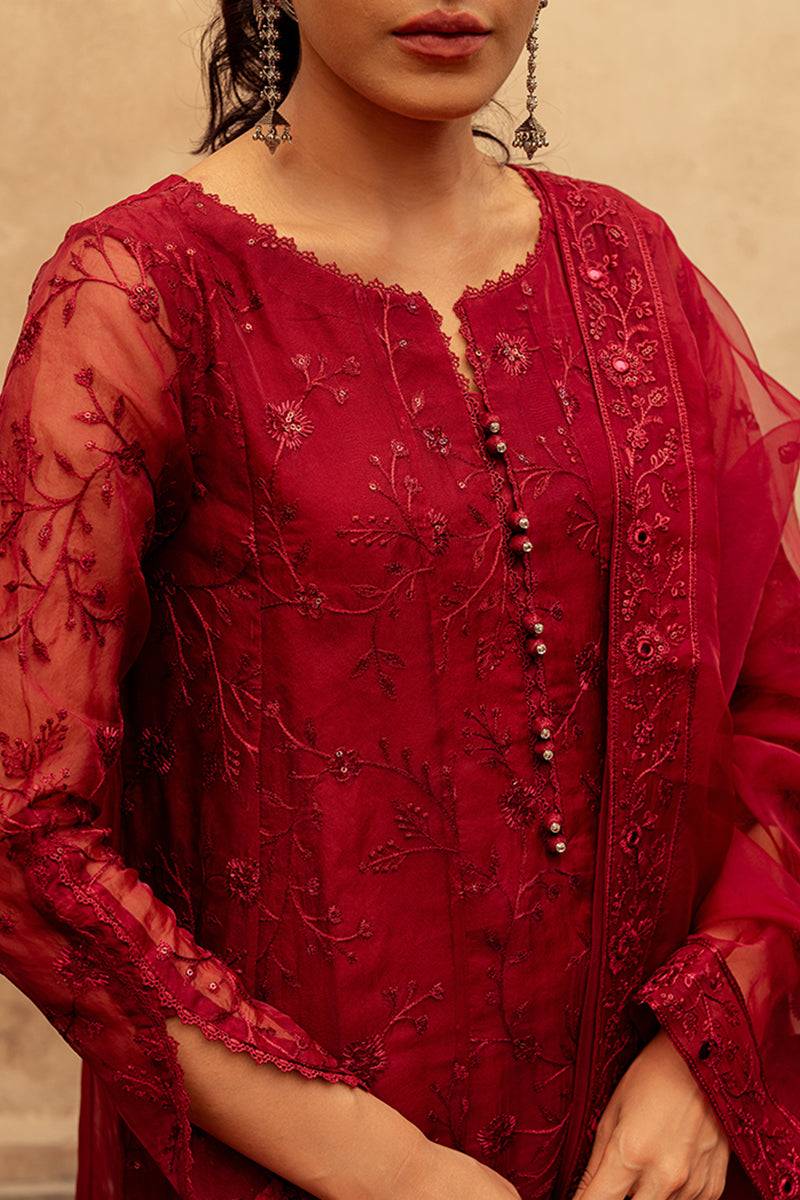Cross Stitch | Eid Collection | MAHTAB - Pakistani Designer Dress - by Cross Stitch | Type: Luxury - 100% Original at Saira Sultan