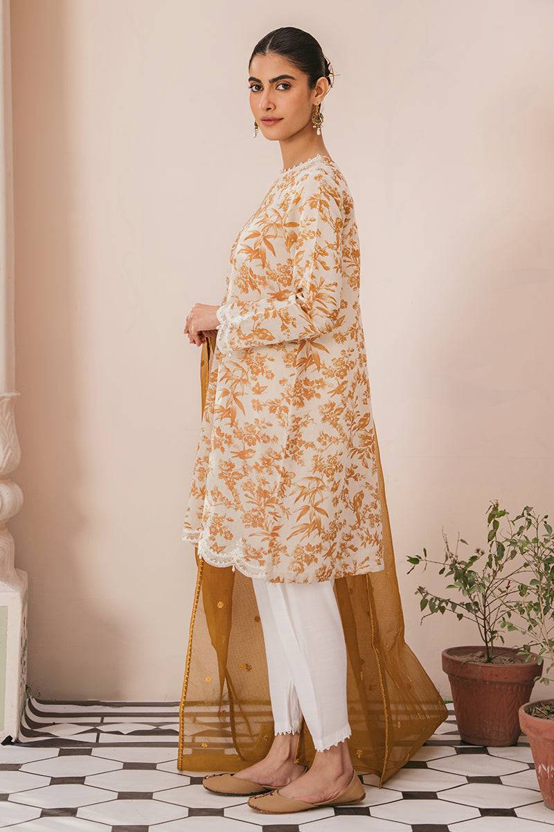 Cross Stitch | Eid Collection | RUSSET ZEAL - Pakistani Designer Dress - by Cross Stitch | Type: Luxury - 100% Original at Saira Sultan