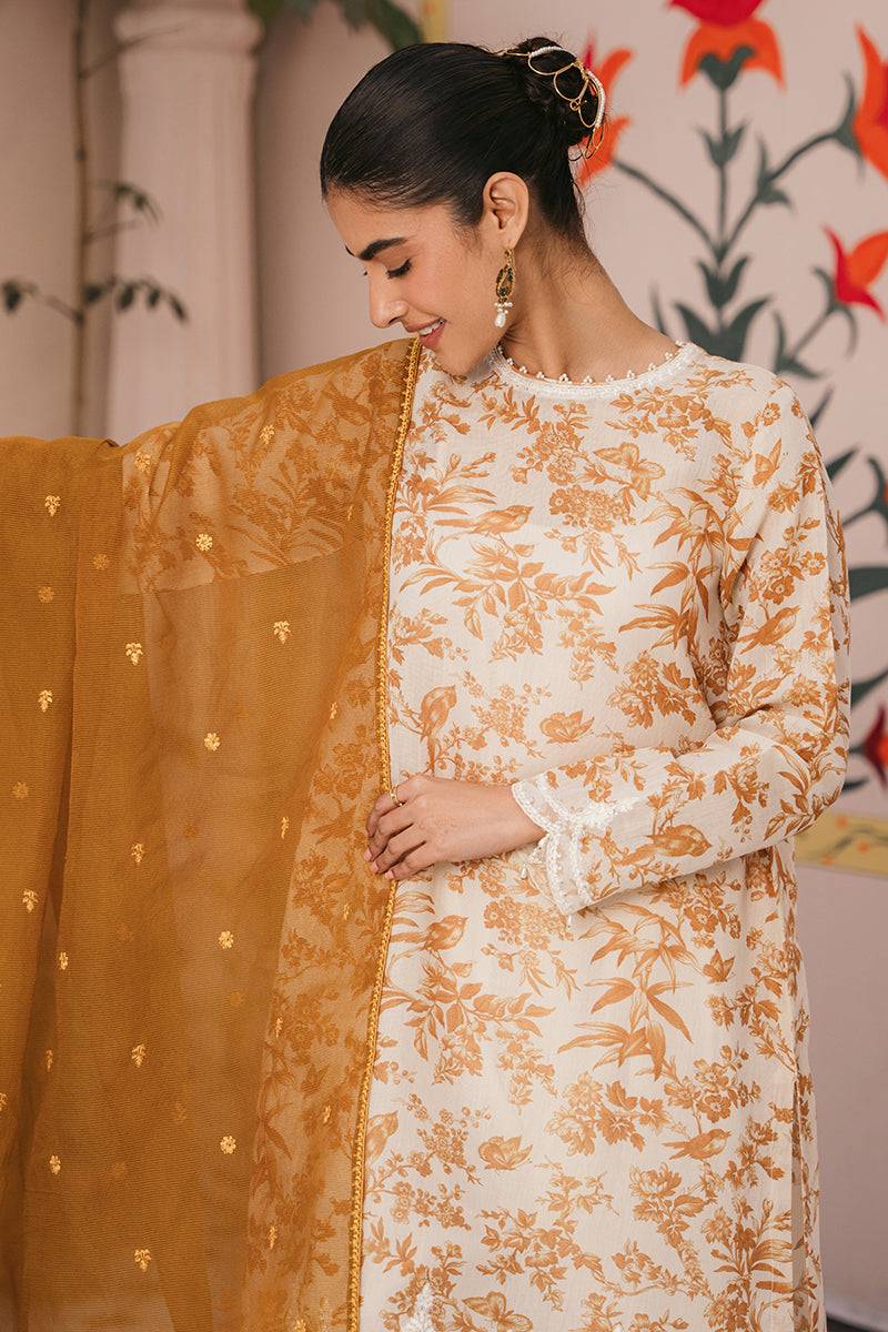 Cross Stitch | Eid Collection | RUSSET ZEAL - Pakistani Designer Dress - by Cross Stitch | Type: Luxury - 100% Original at Saira Sultan