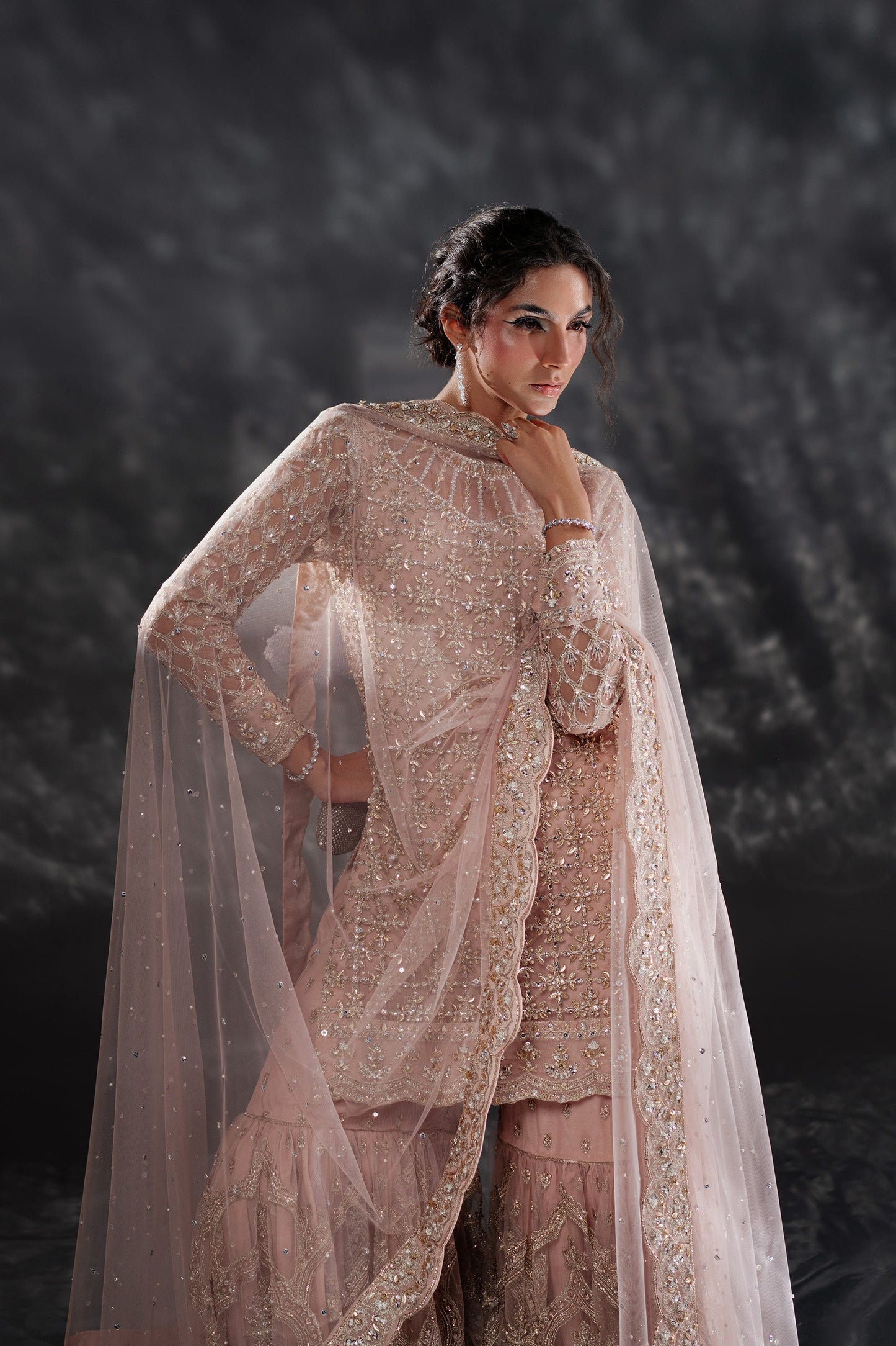 Ammara Khan | Kara Wedding Formals | D-04 M Lavender Pinocchio Net
