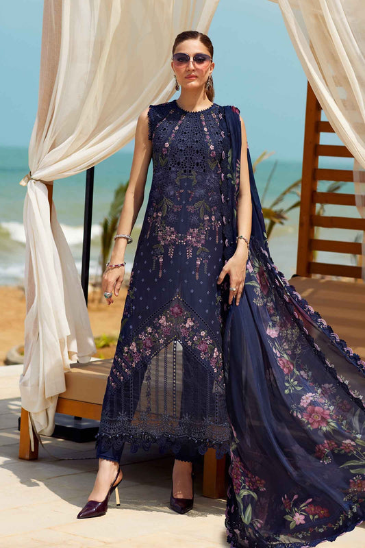 Maria B | Eid Collection 25 | 25-10 XS Navy Blue Lawn
