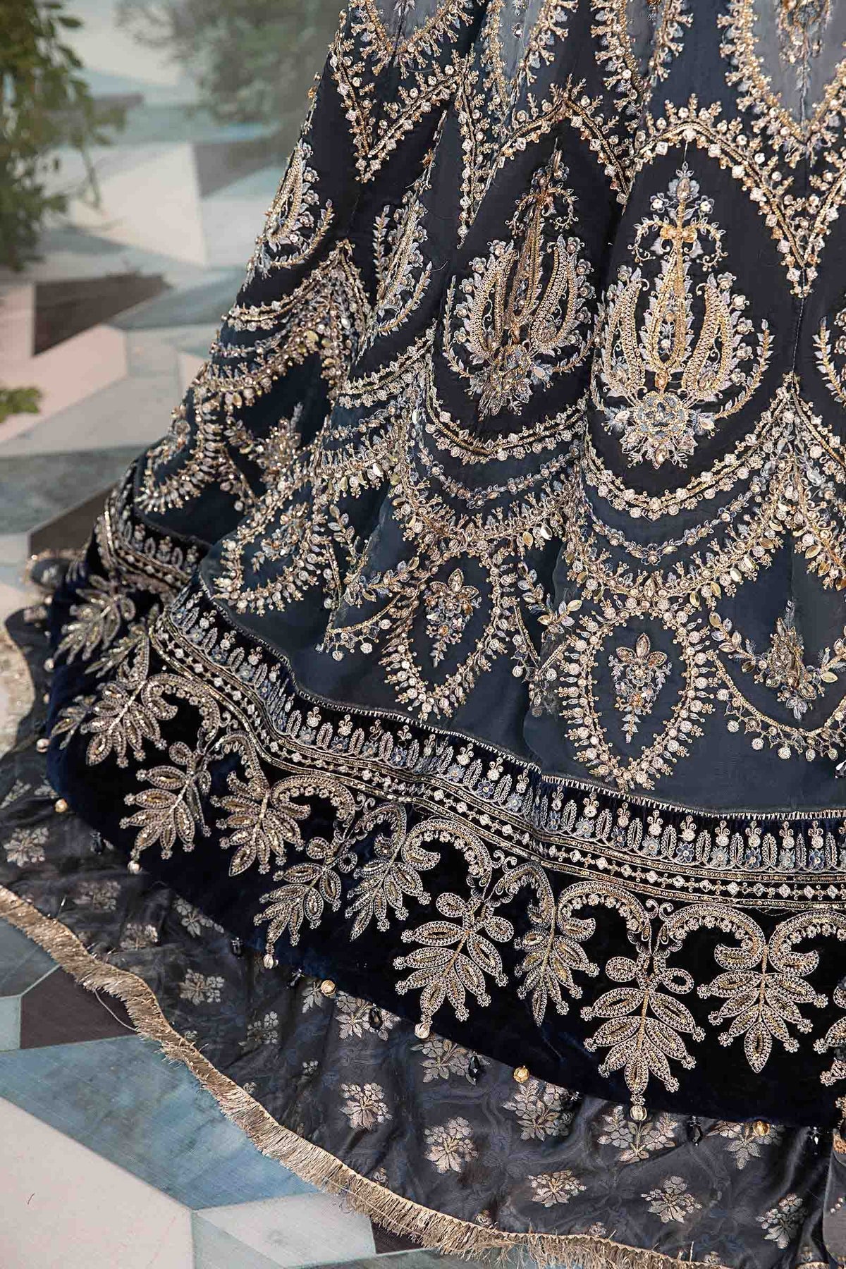 Maria B | Mbroidered Formals 24| Organza Suit | BD-2901 - Pakistani Designer Dress - by Maria B | Type: Ladies Clothes - 100% Original at Saira Sultan