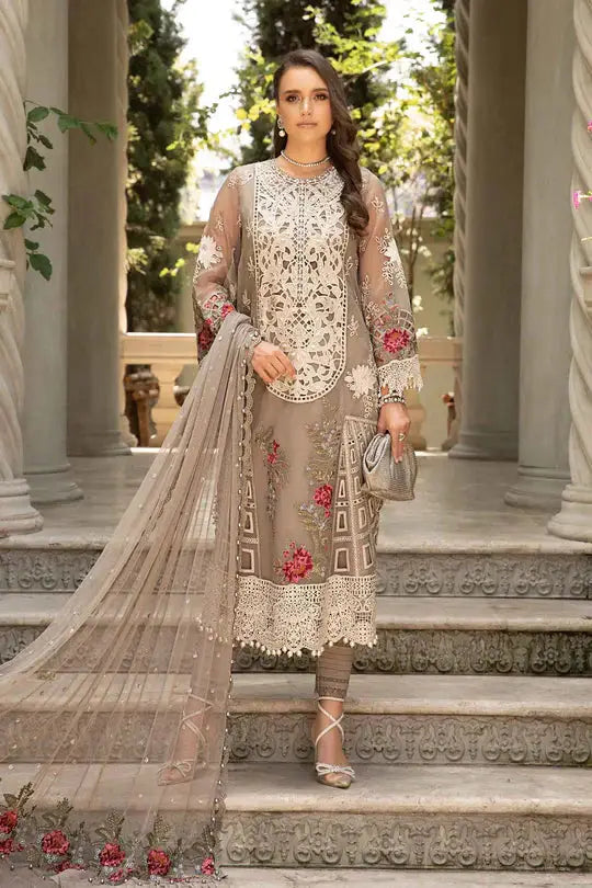 Maria B | Eid Lawn Collection | 01 - Pakistani Designer Dress - by Maria B | Type: Luxury - 100% Original at Saira Sultan