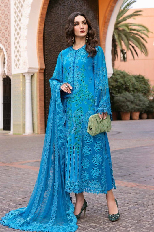 Maria B | Luxury Lawn 25 | D-2503-B XS Ferozi Lawn