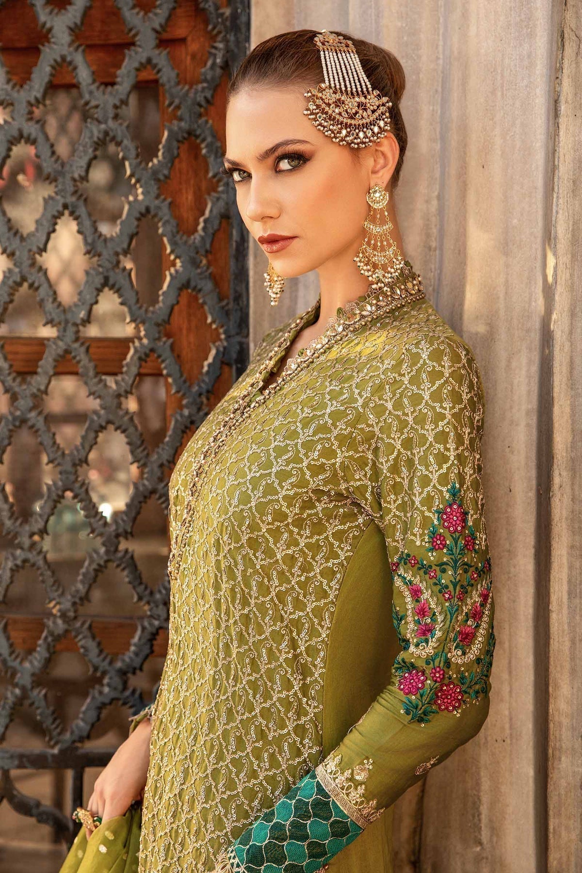Maria B | Sateen Formals 24 | CST-803 - Pakistani Designer Dress - by Maria B | Type: Formal - 100% Original at Saira Sultan