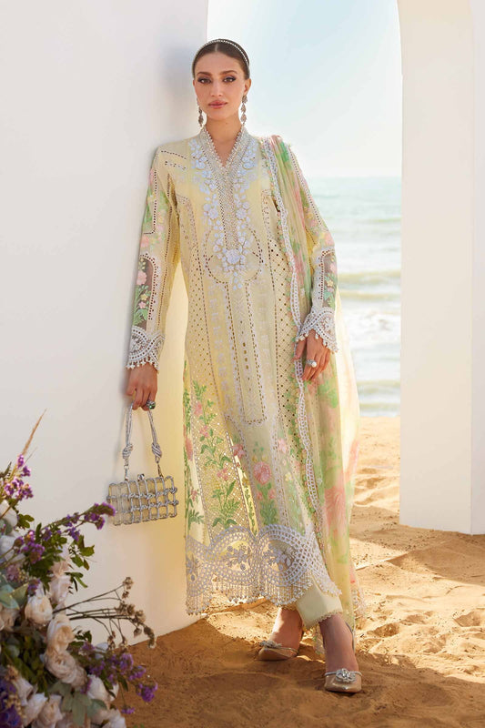 Maria B | Eid Collection 25 | 25-04 XS Lime Yellow Lawn
