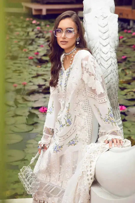 Maria B | Eid Lawn Collection | 04 - Pakistani Designer Dress - by Maria B | Type: Luxury - 100% Original at Saira Sultan