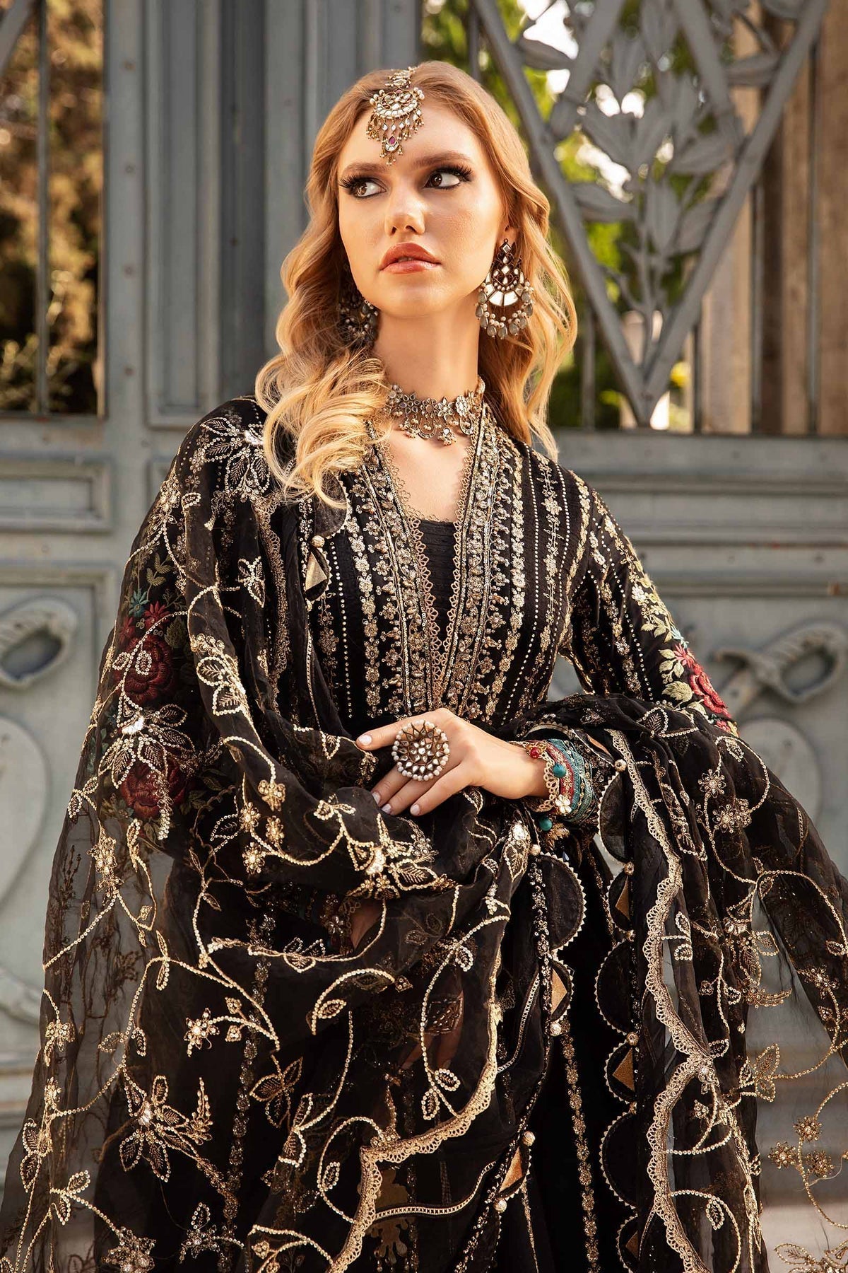 Maria B | Sateen Formals 24 | CST-806 - Pakistani Designer Dress - by Maria B | Type: Formal - 100% Original at Saira Sultan